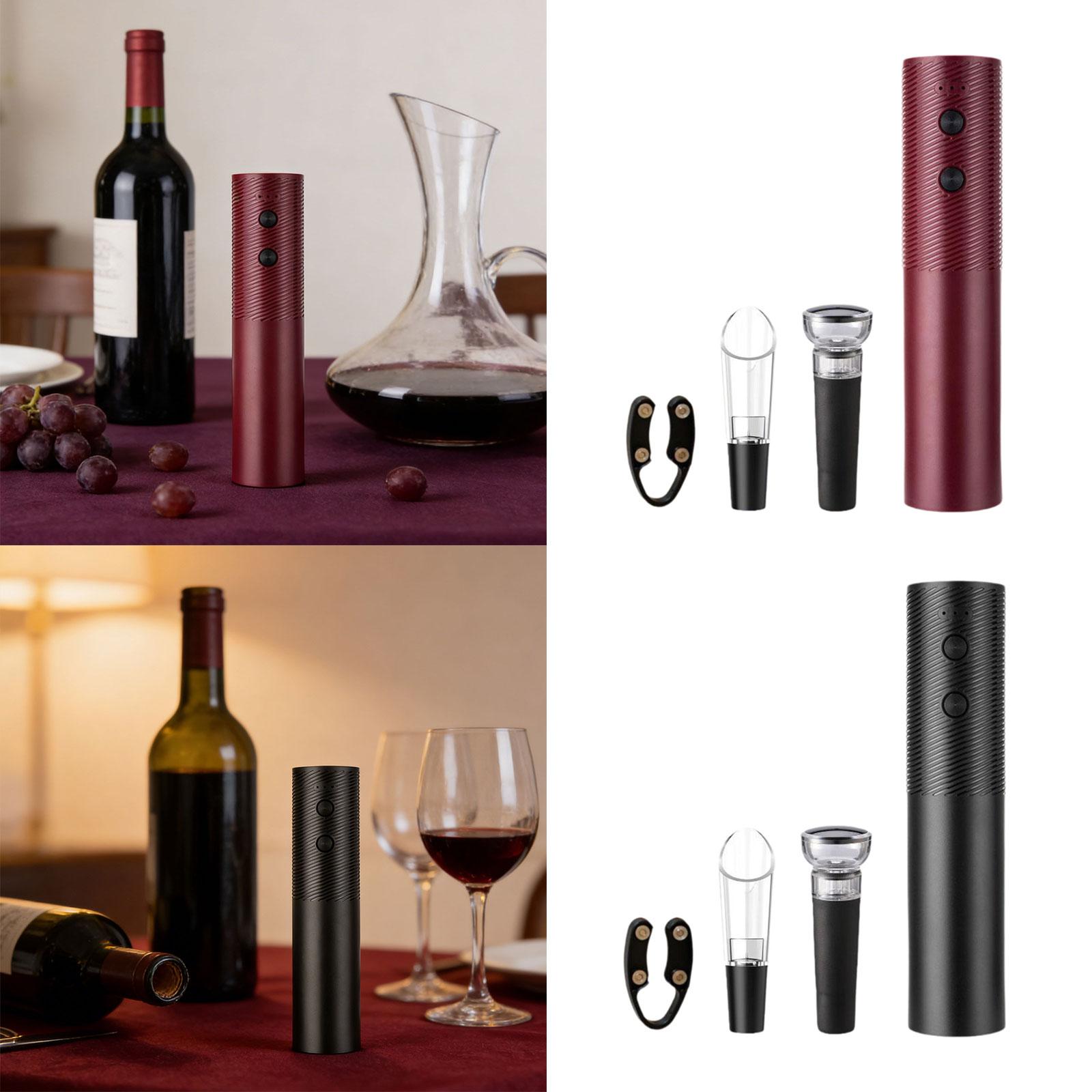 Wine Opener Electric - Электрический вакуумный открыватель для бутылок, портативный,