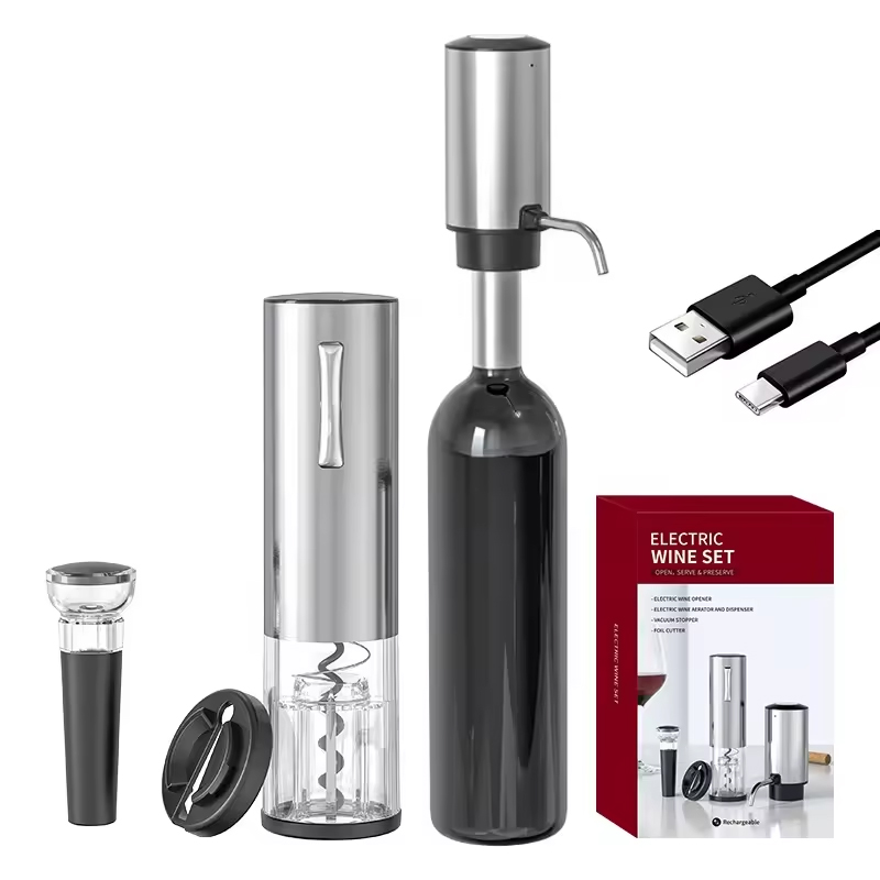 Wine Opener Electric - 2024 Новый дизайн 4 в 1