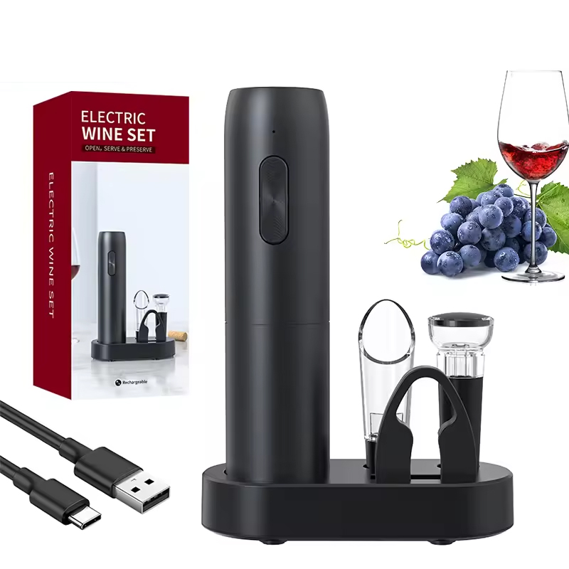 Wine Opener Electric - 4-в-1 электрическая открывалка для бутылок вина,