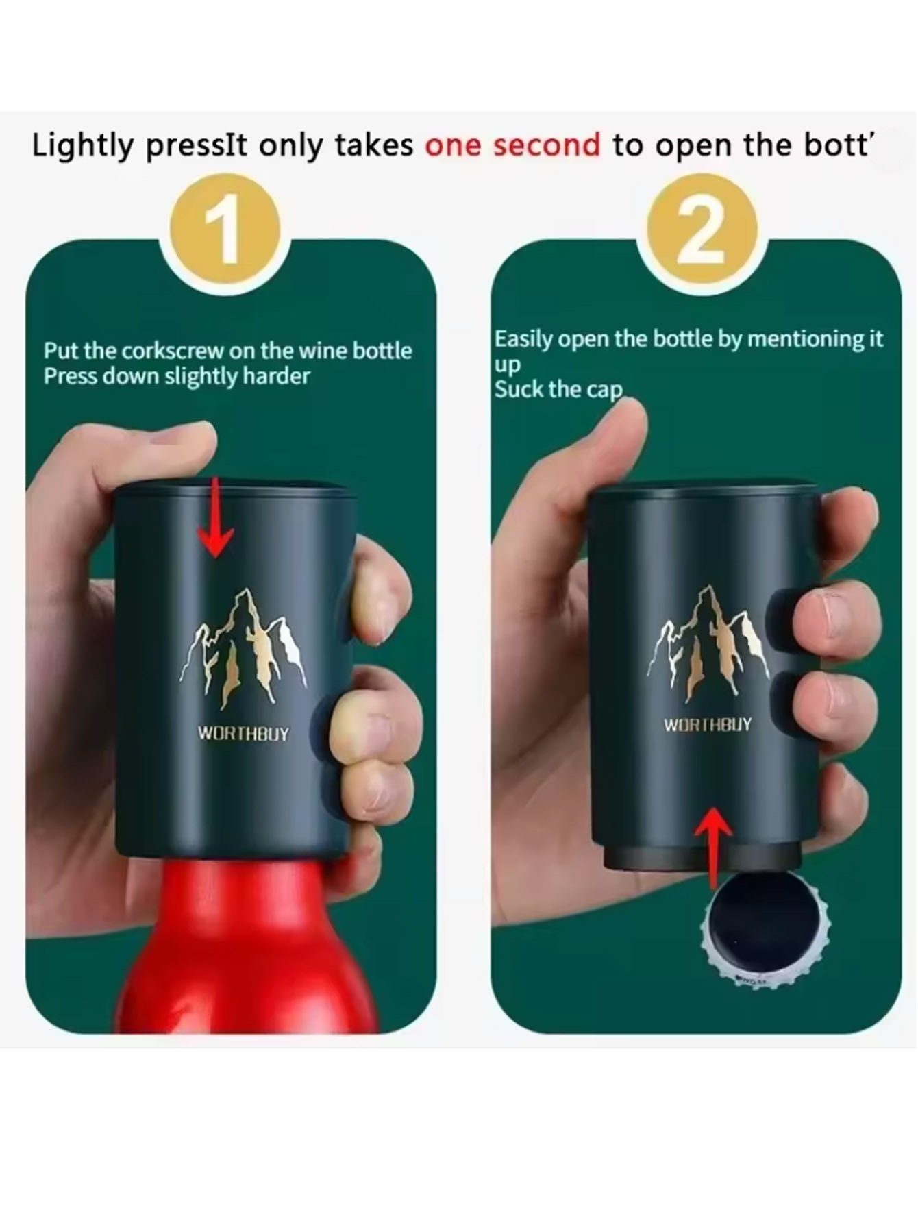 Wine Opener Electric - 1 шт. автоматическая открывалка для пивных