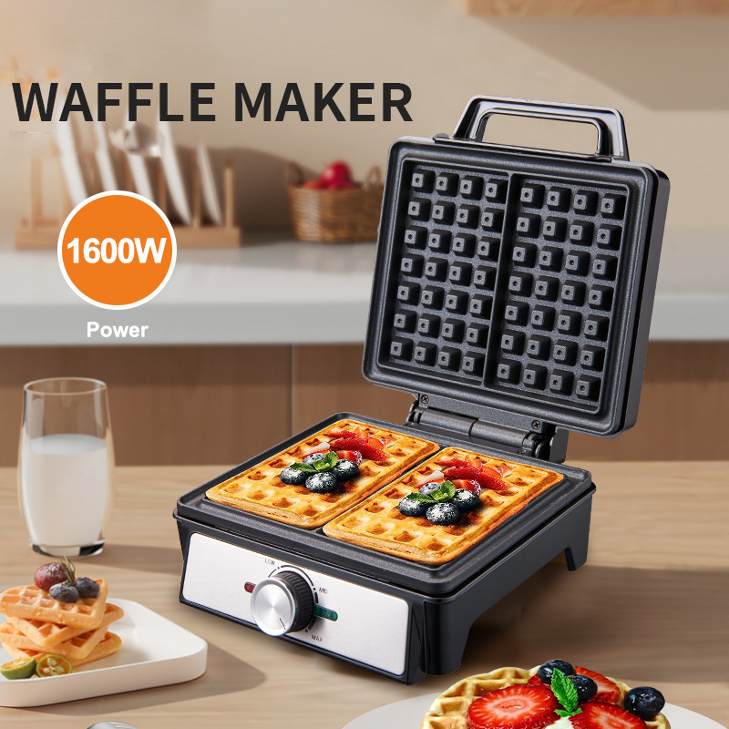 Вафельница, 2 ломтика, регулир – обзор и цена Waffle Iron Belgian