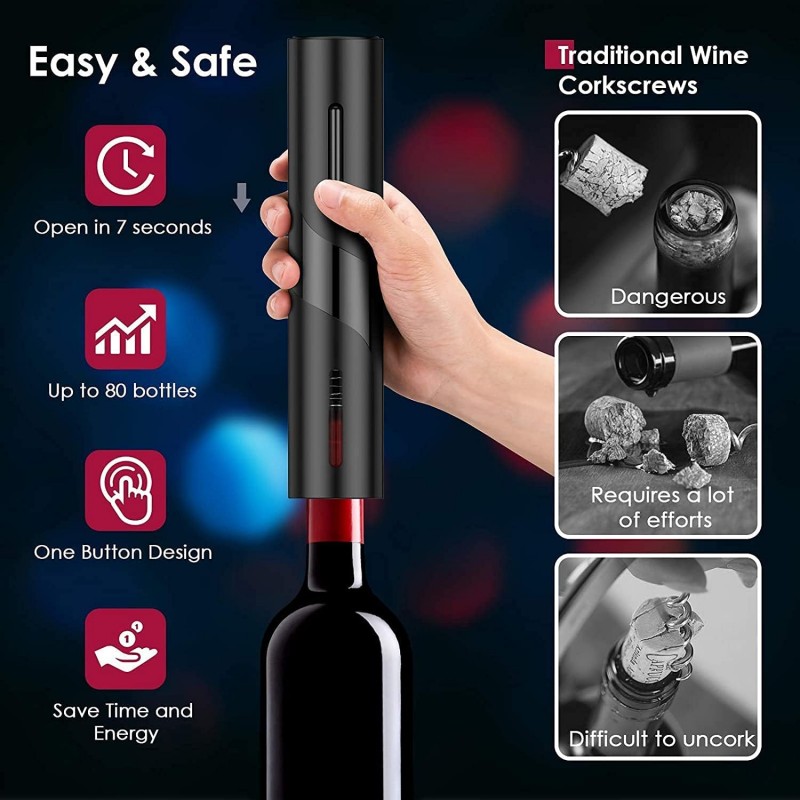 Перезаряжаемый многофункционал – обзор и цена Wine Opener Electric