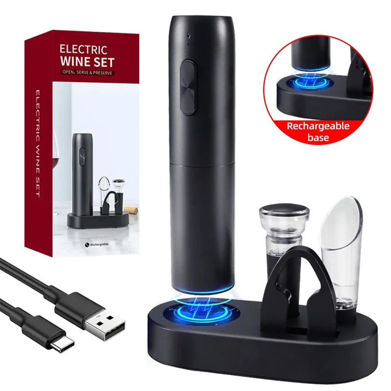 Электрический автоматический ш – обзор и цена Wine Opener Electric