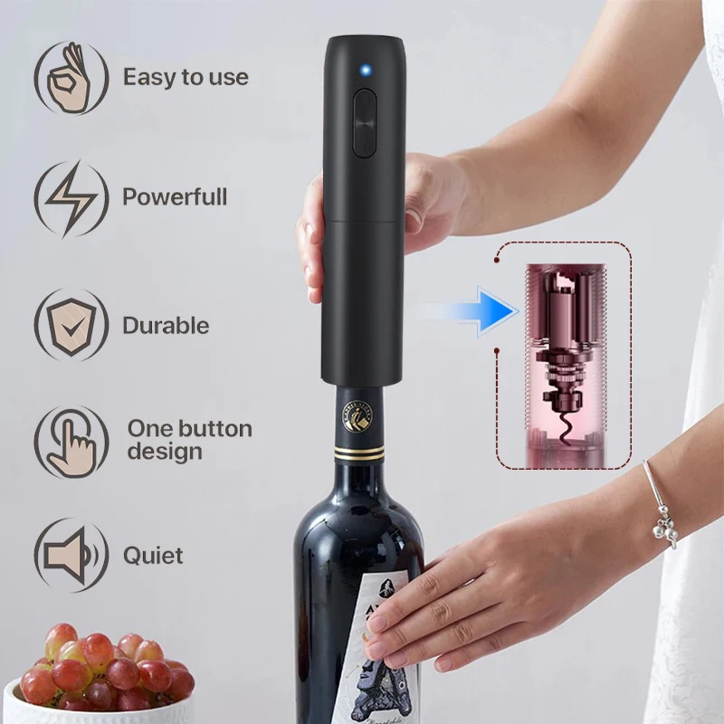 Электрический автоматический ш – обзор и цена Wine Opener Electric