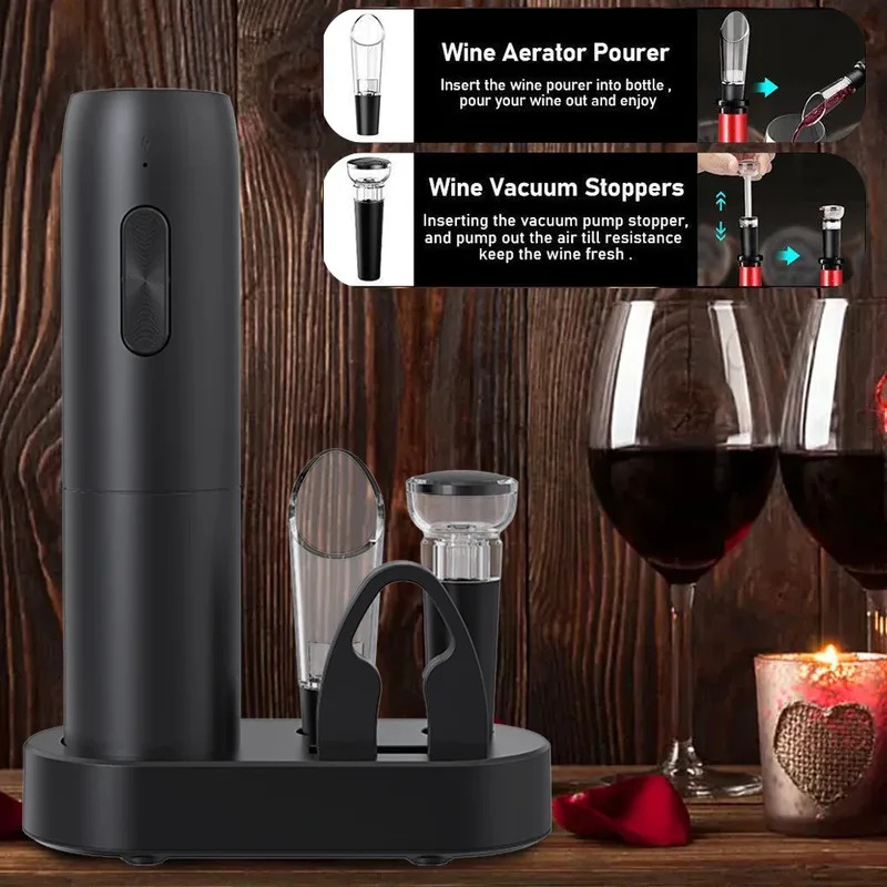 Электрический автоматический ш – обзор и цена Wine Opener Electric